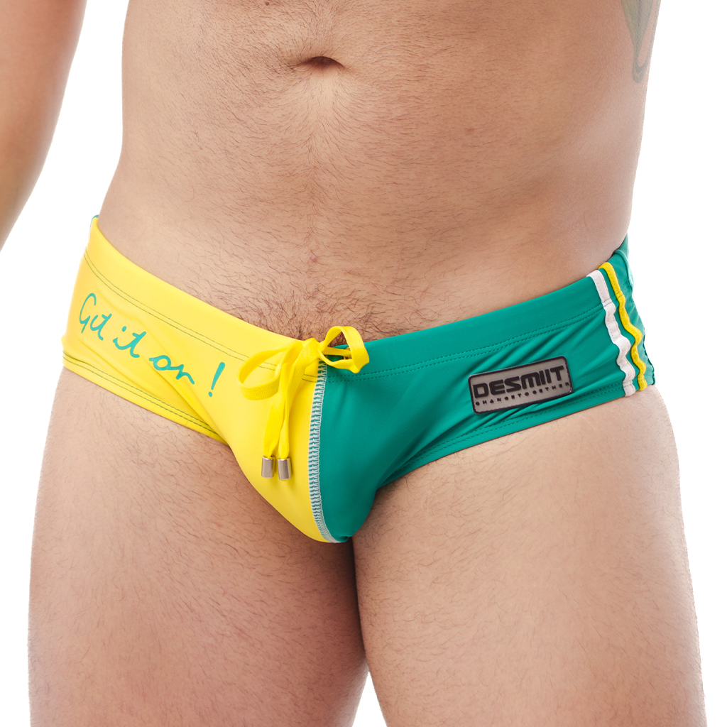 Bañador Desmiit Amarillo/Verde