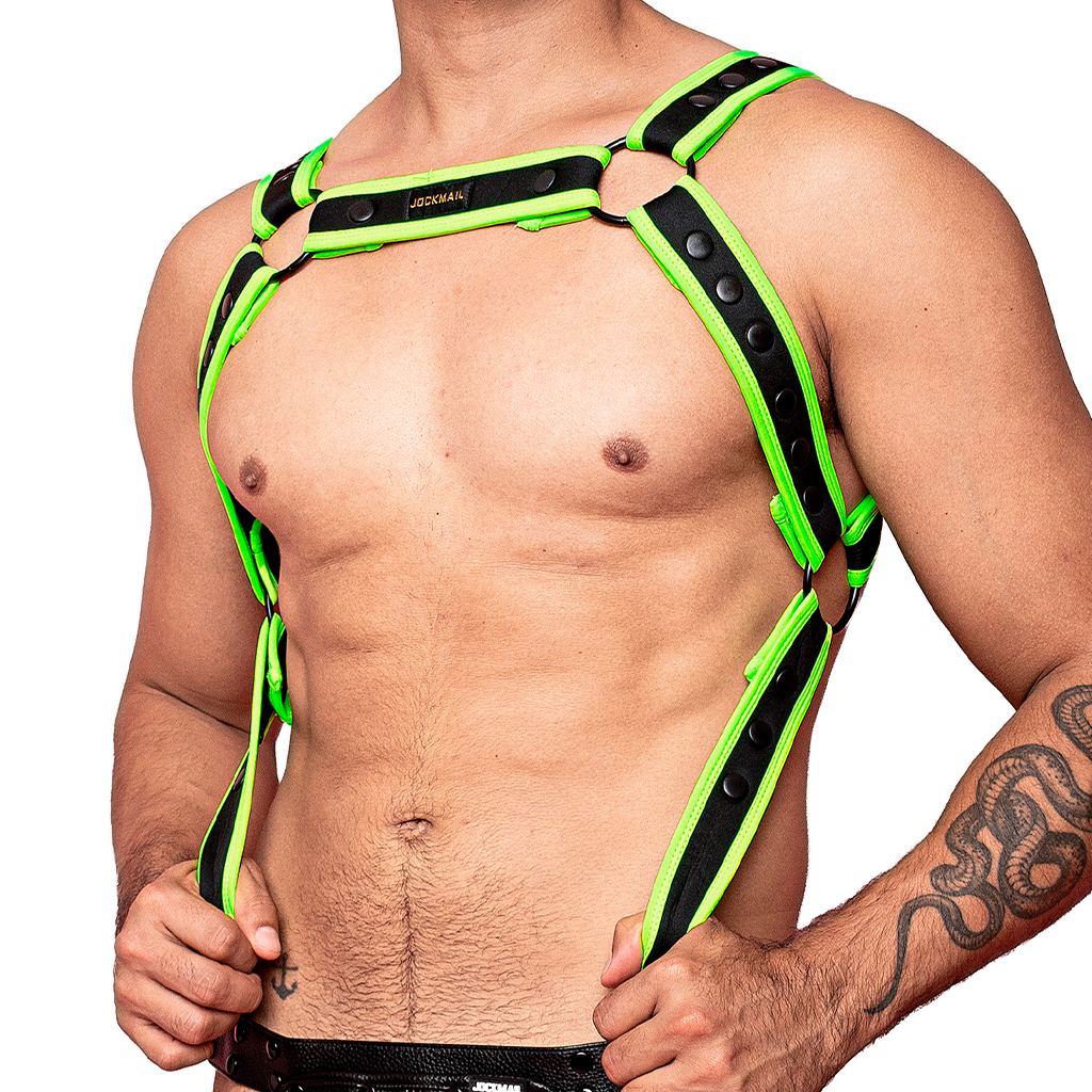 Arnés Jockmail Sujetador Verde (Incluye solo arnés)