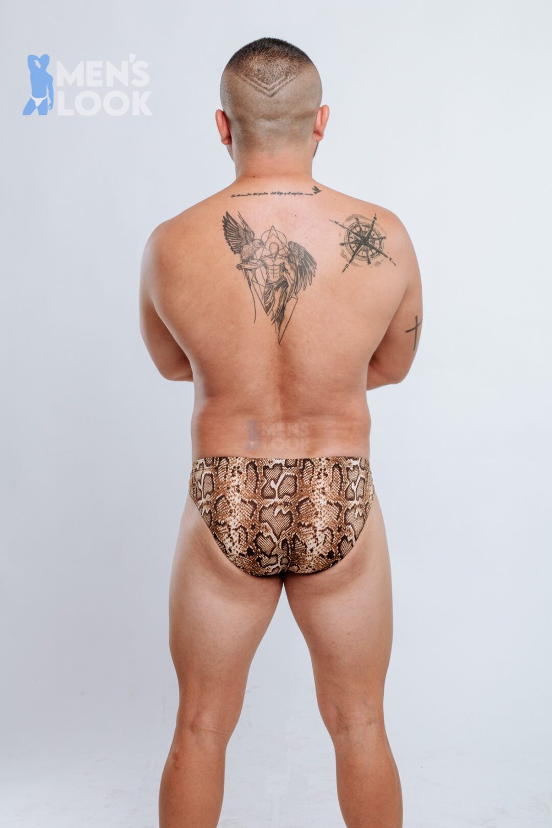 Bikini Bodywear Animal Print Snake Brown - Image 3