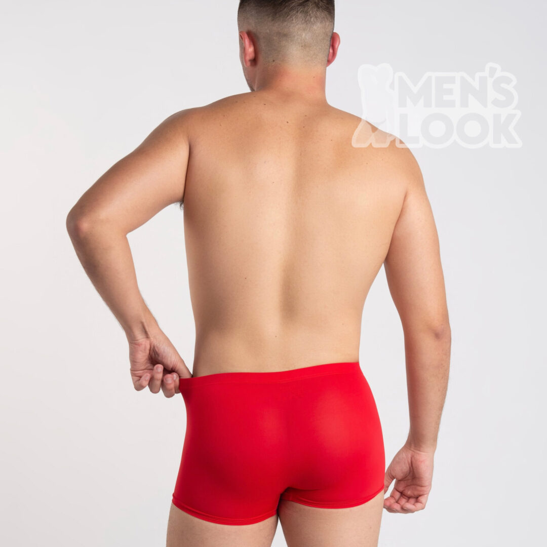 Boxer Jockmail Seda Rojo