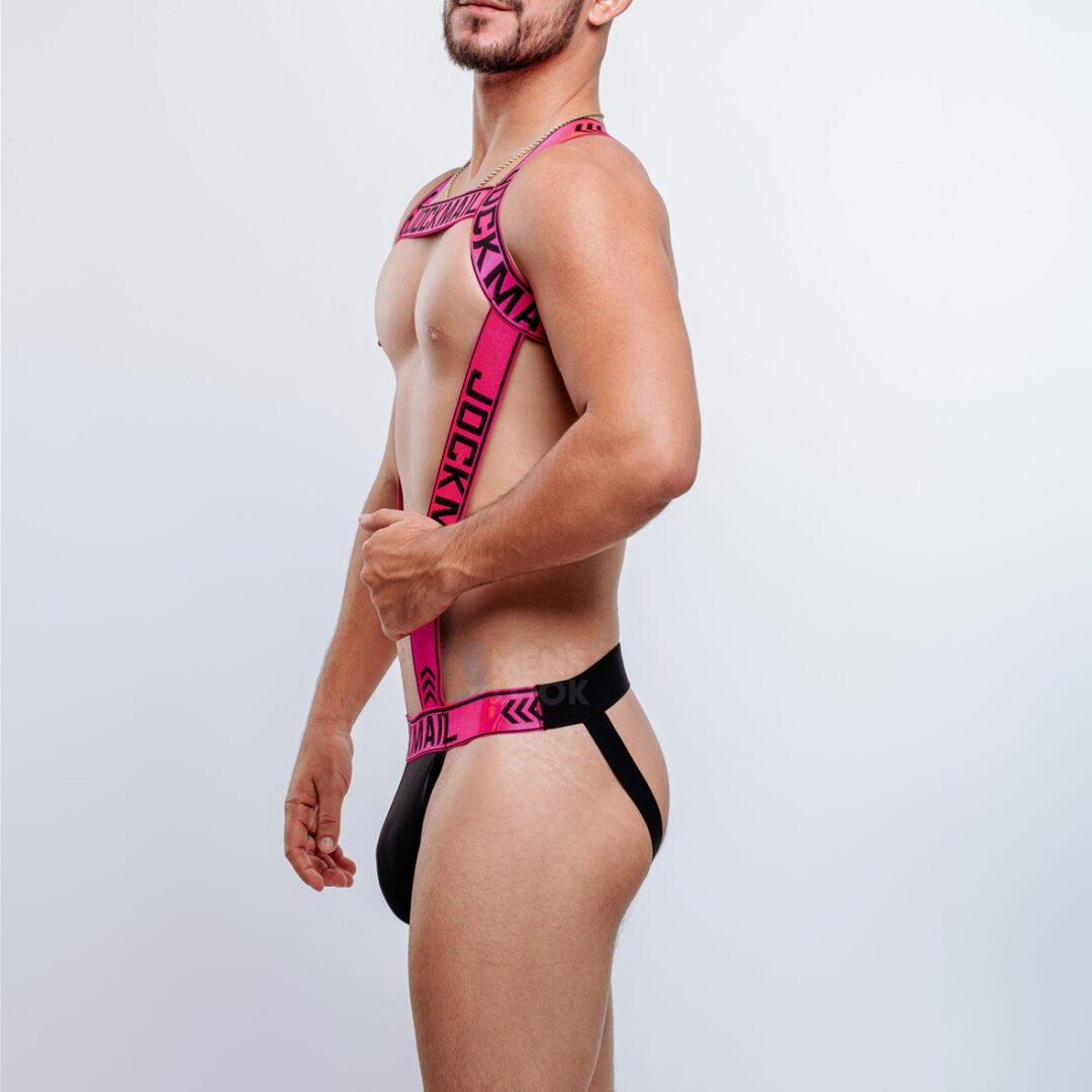 Arnes Jockmail con Suspensorio Rosa