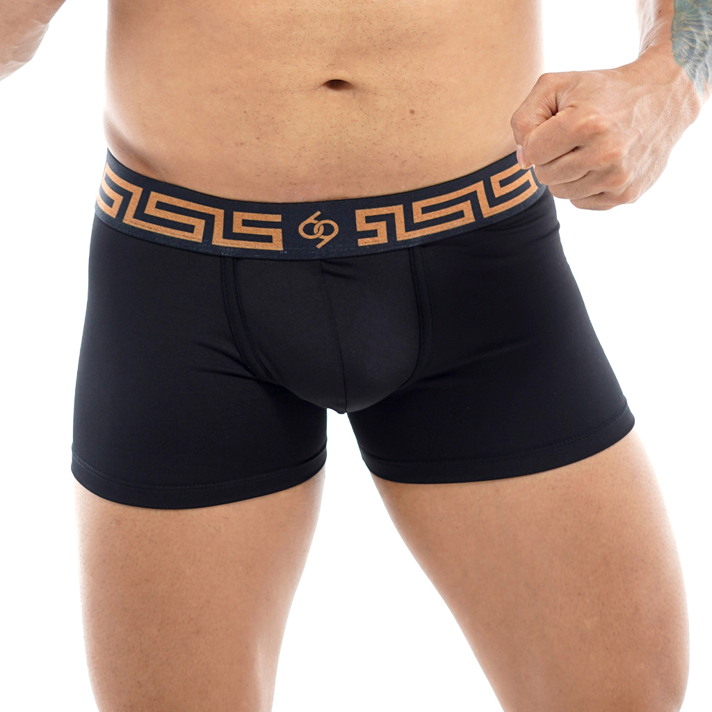 Boxer Sixty Grecas Black Gold