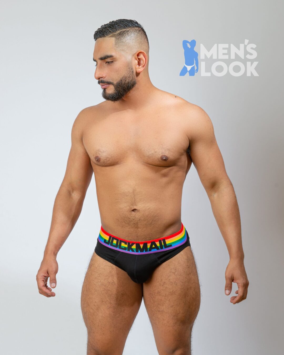 Brief Jockmail Pride Negro