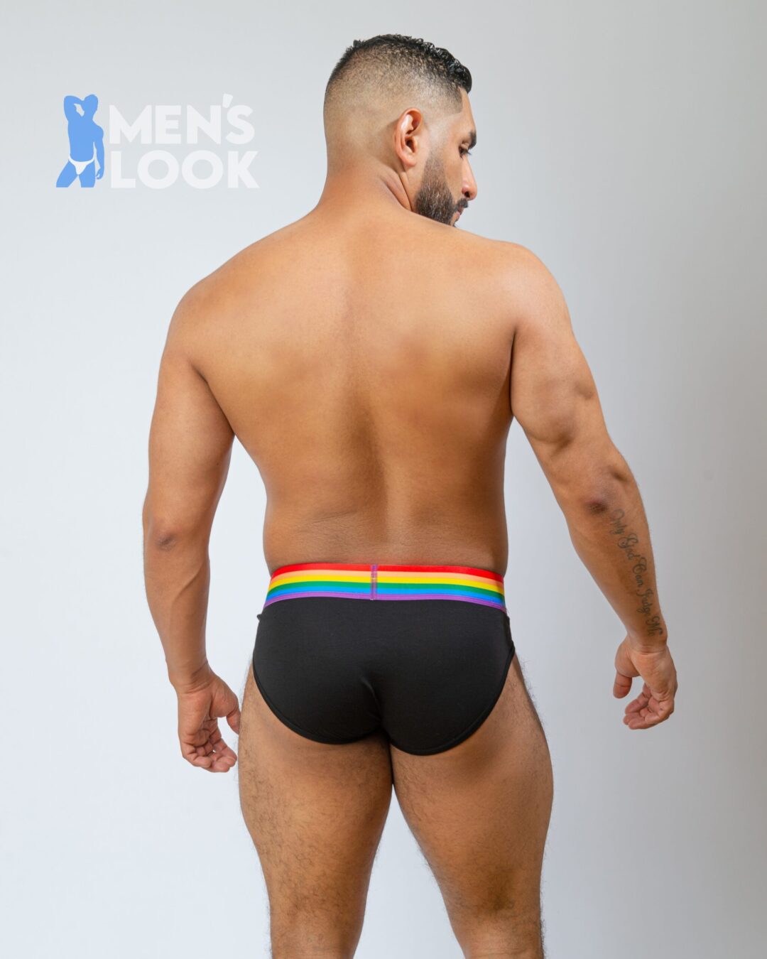 Brief Jockmail Pride Negro - Image 3