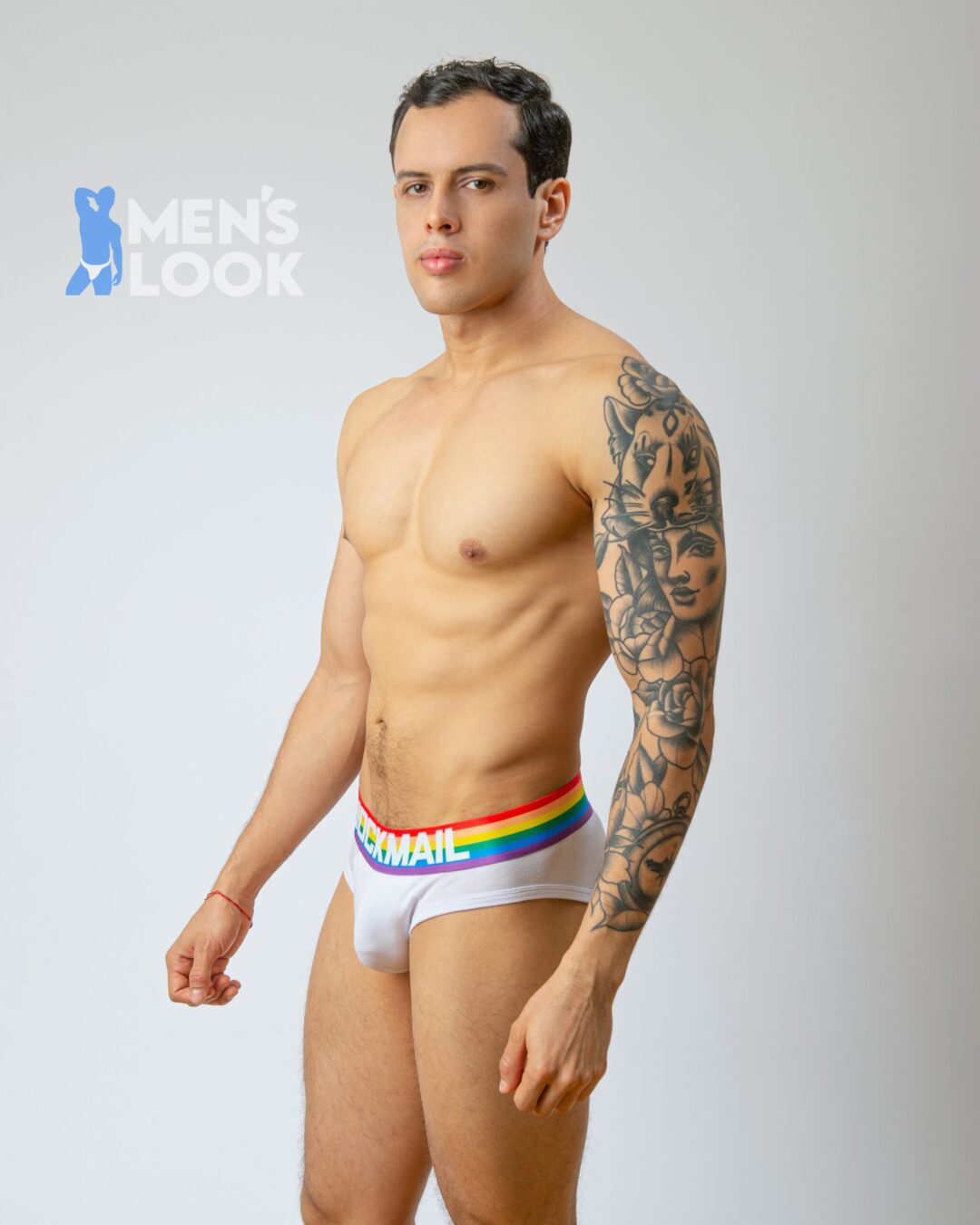 Brief Jockmail Pride Blanco - Image 2