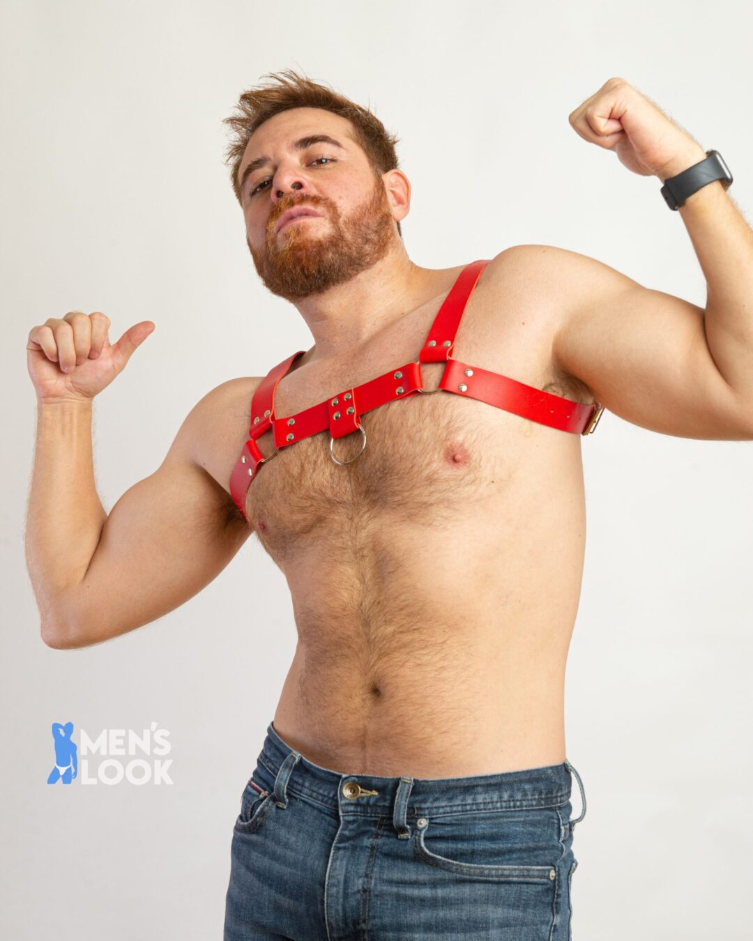 Arnes de Cuero Rojo - Image 3