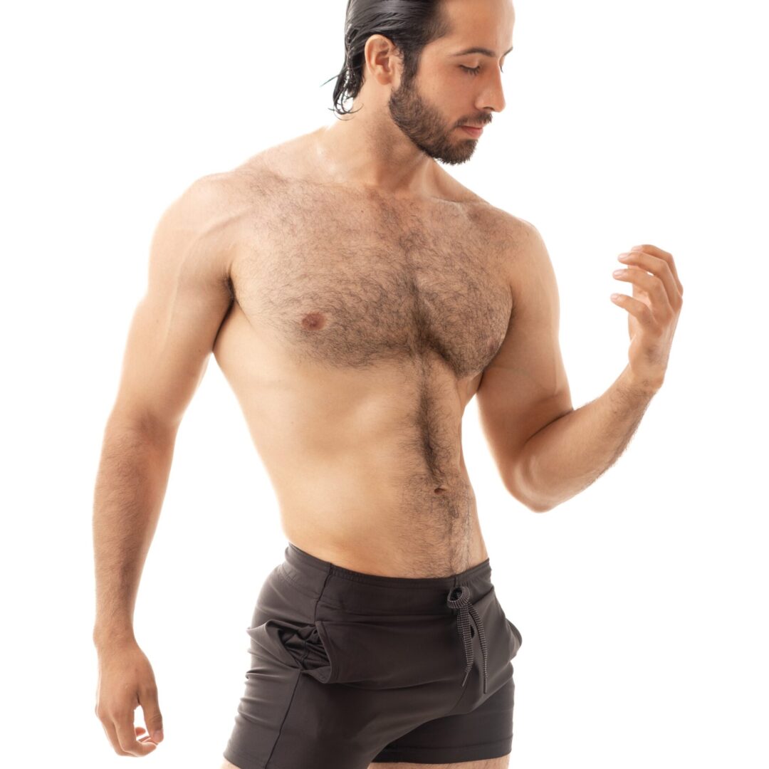 Short Men's Look Sport Licra Negro