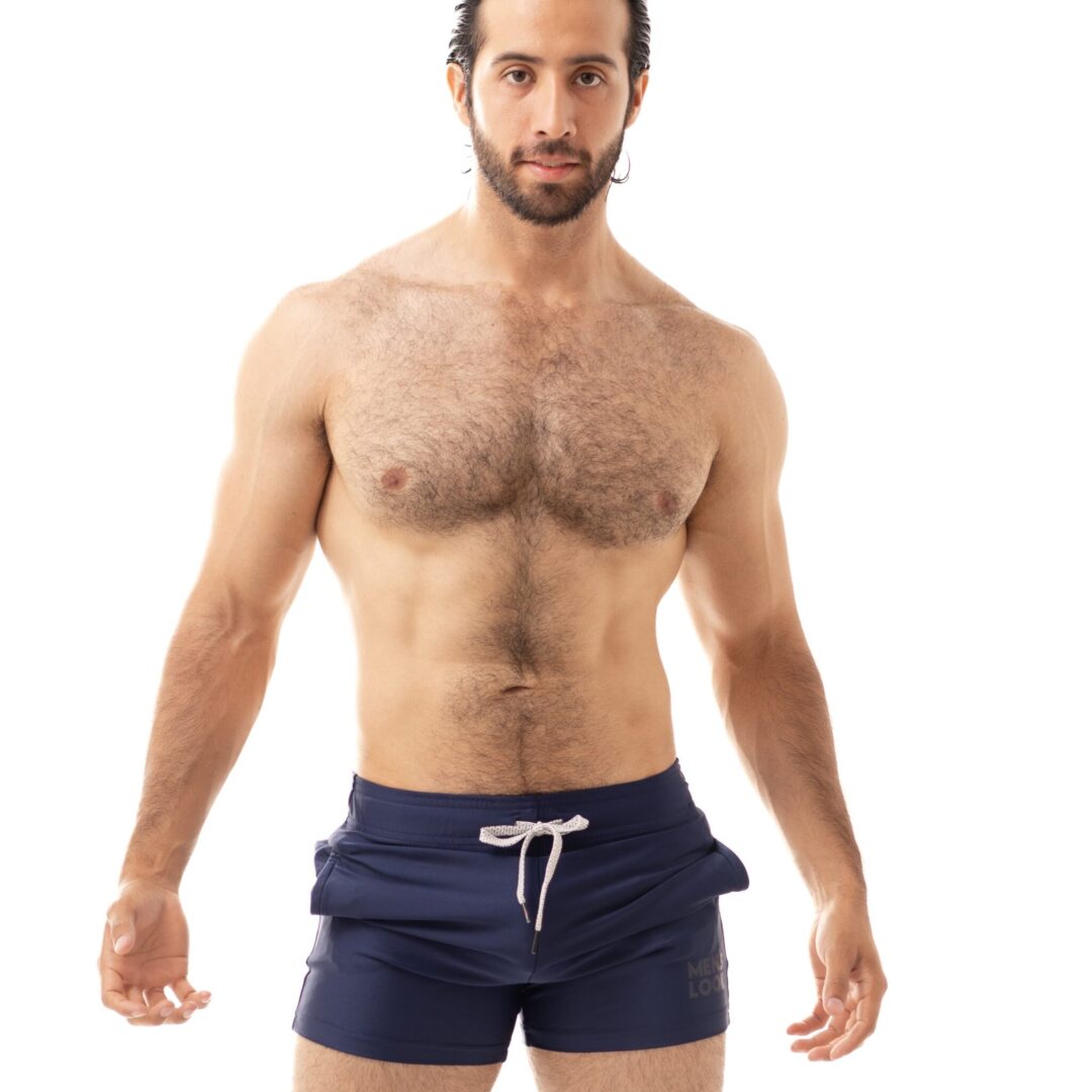 Short Men's Look Sport Licra Azul Marino