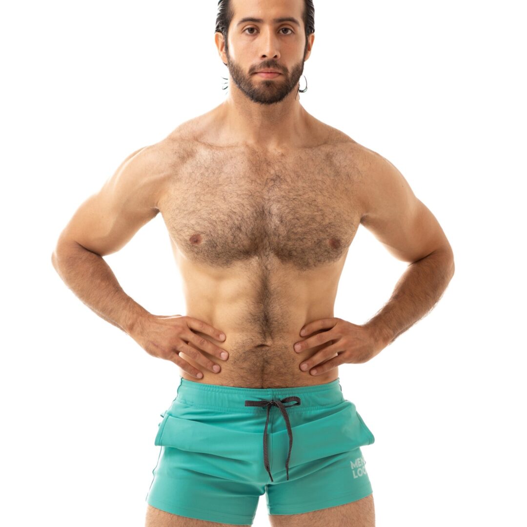 Short Men's Look Sport Licra Jade