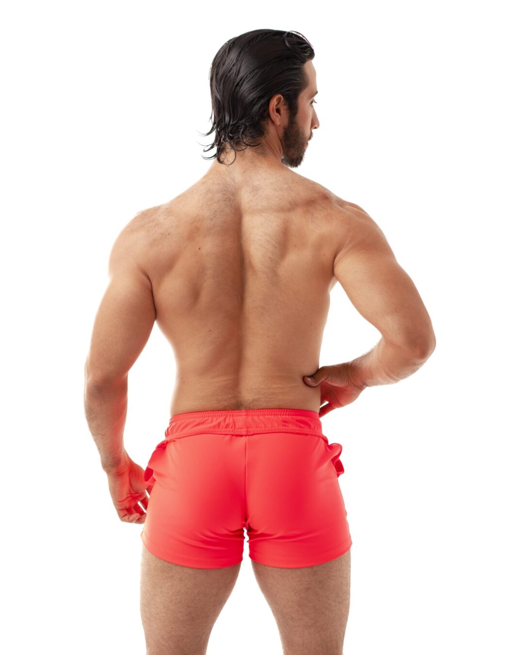 Short Men's Look Sport Licra Coral - Image 3
