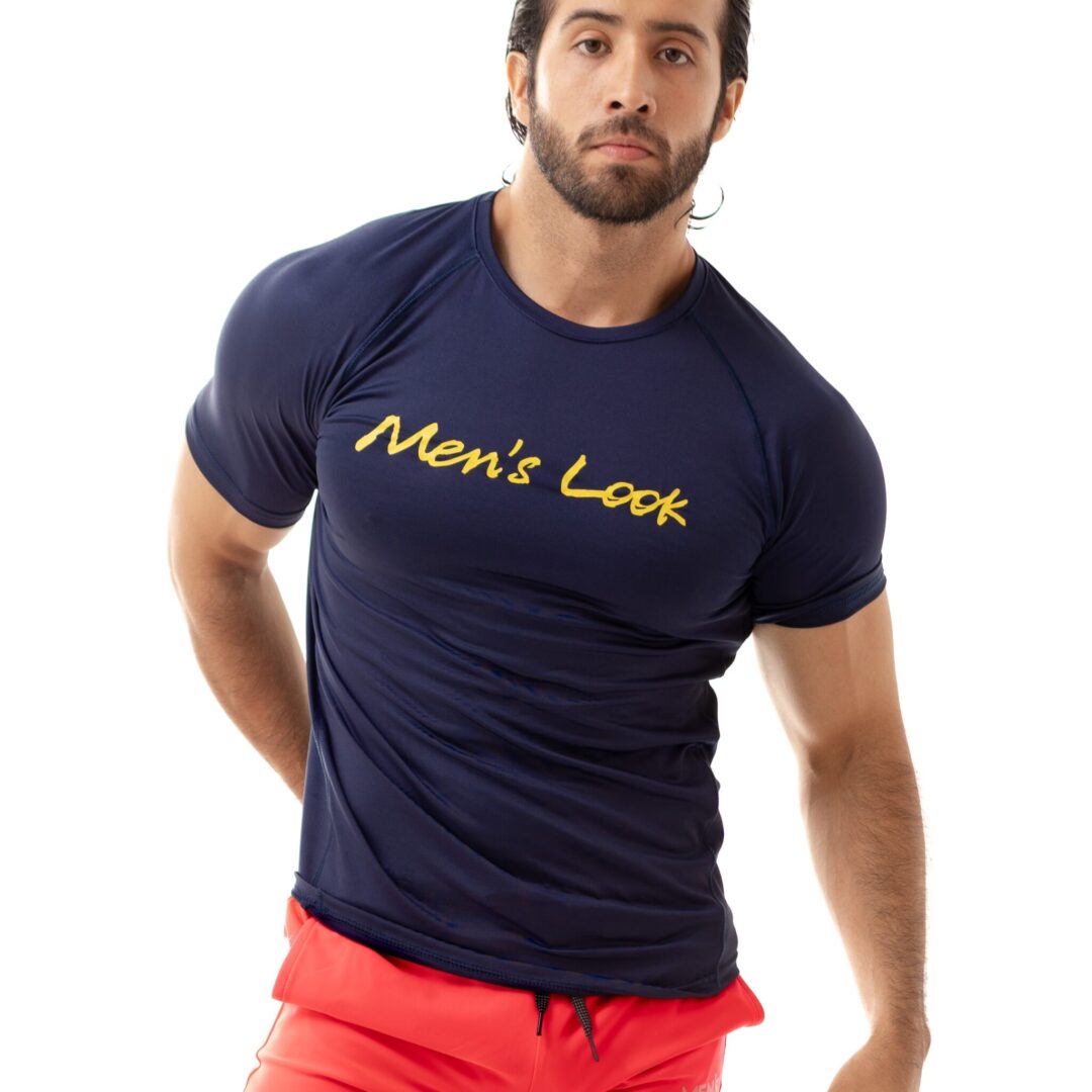 Playera Men's Look Sport Azul Marino
