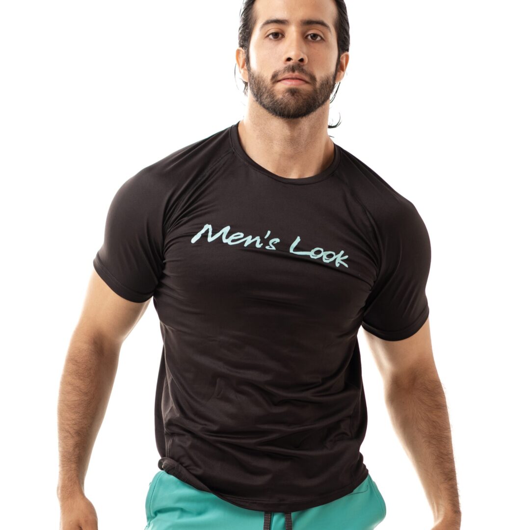 Playera Men's Look Sport Negra