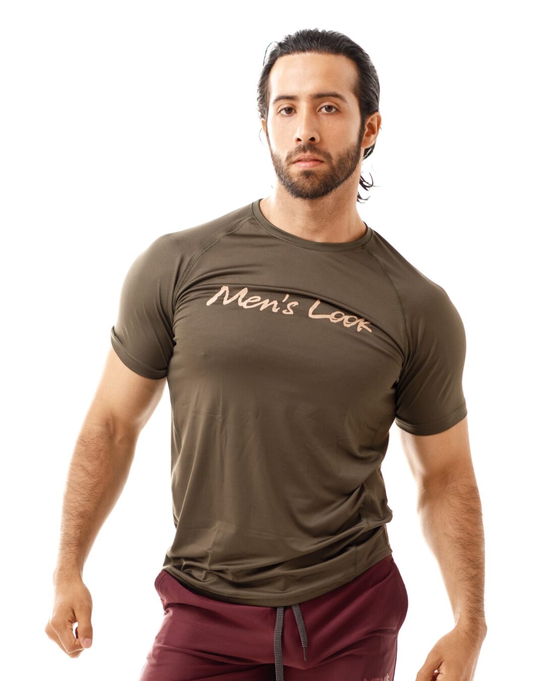 Playera Men's Look Sport Verde Militar
