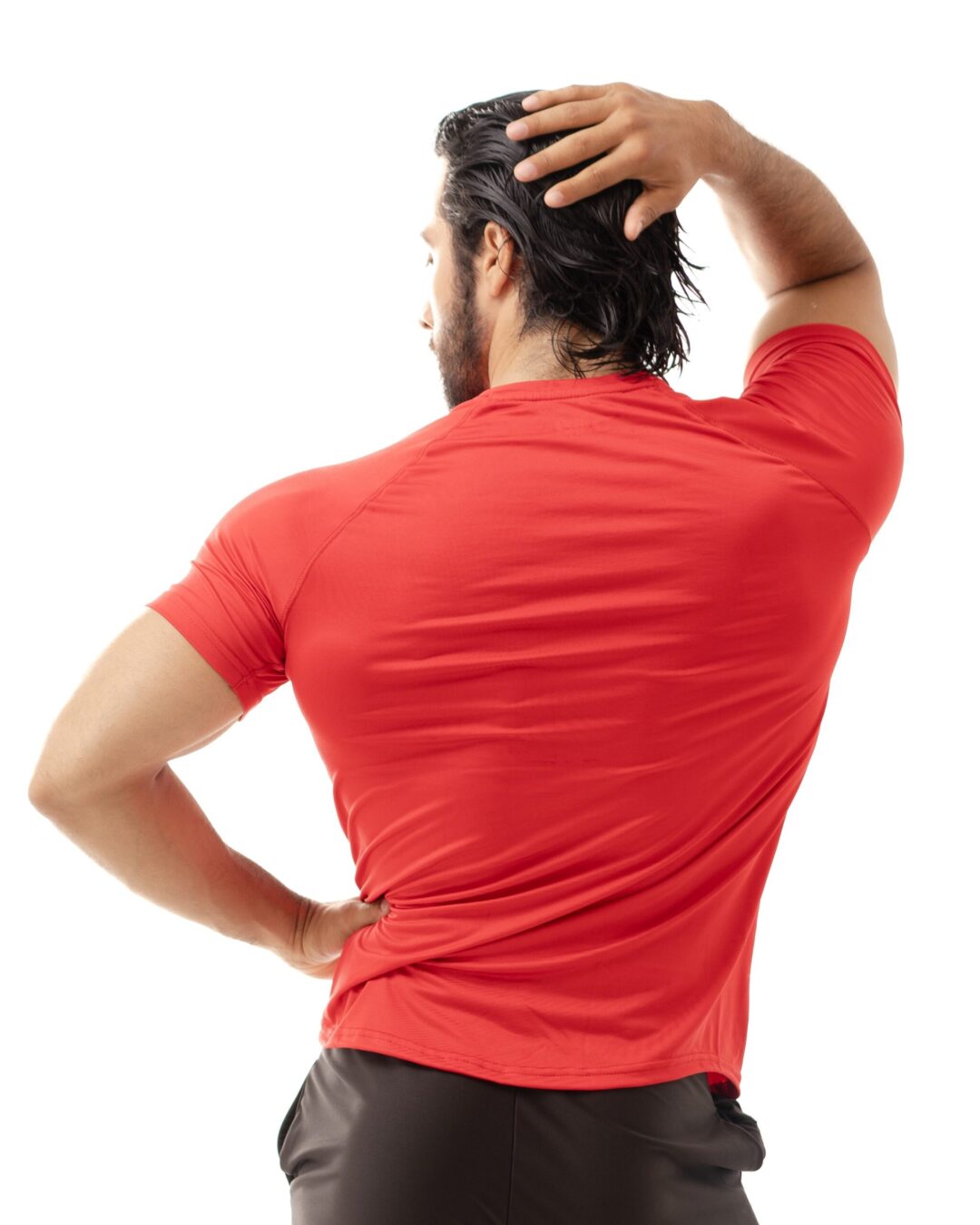 Playera Men's Look Sport Roja - Image 3