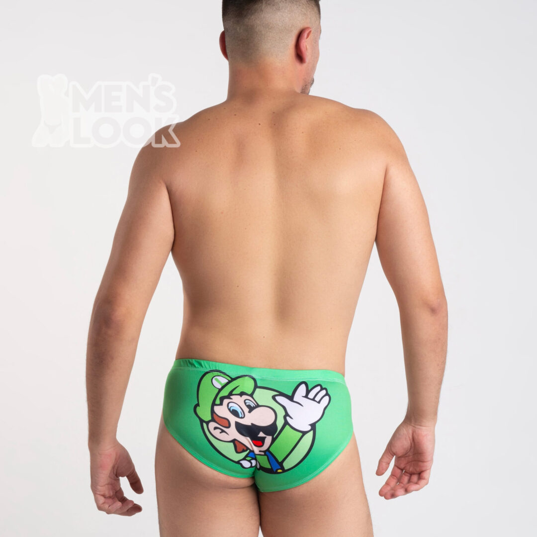 Bikini Mens Look Personaje Mario Bros Luigi