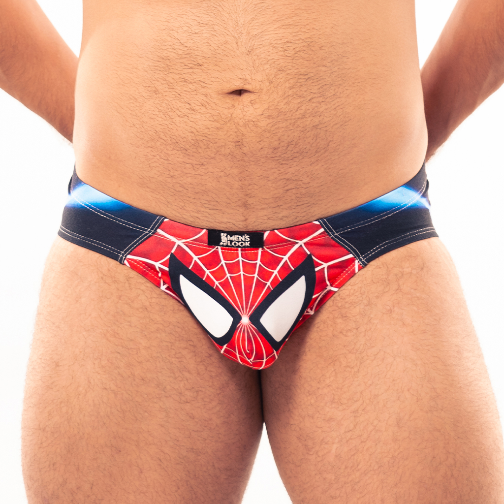 Bikini Mens Look Personaje Héroe Spiderman