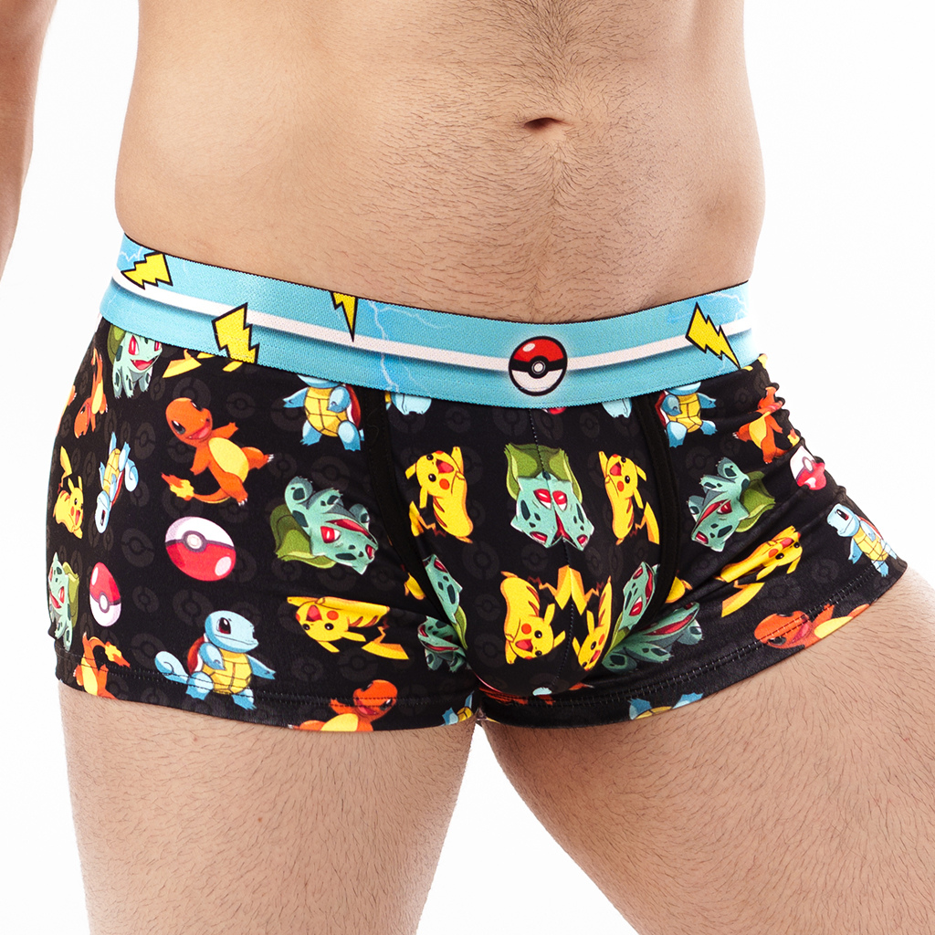Boxer Be Happy Personaje Pokemon Negro