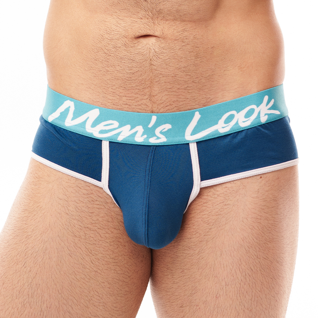 Brief Mens Look Liso Petroleo