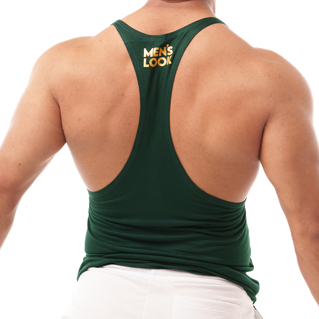 Camisa Mens Look Olimpica Verde Botella