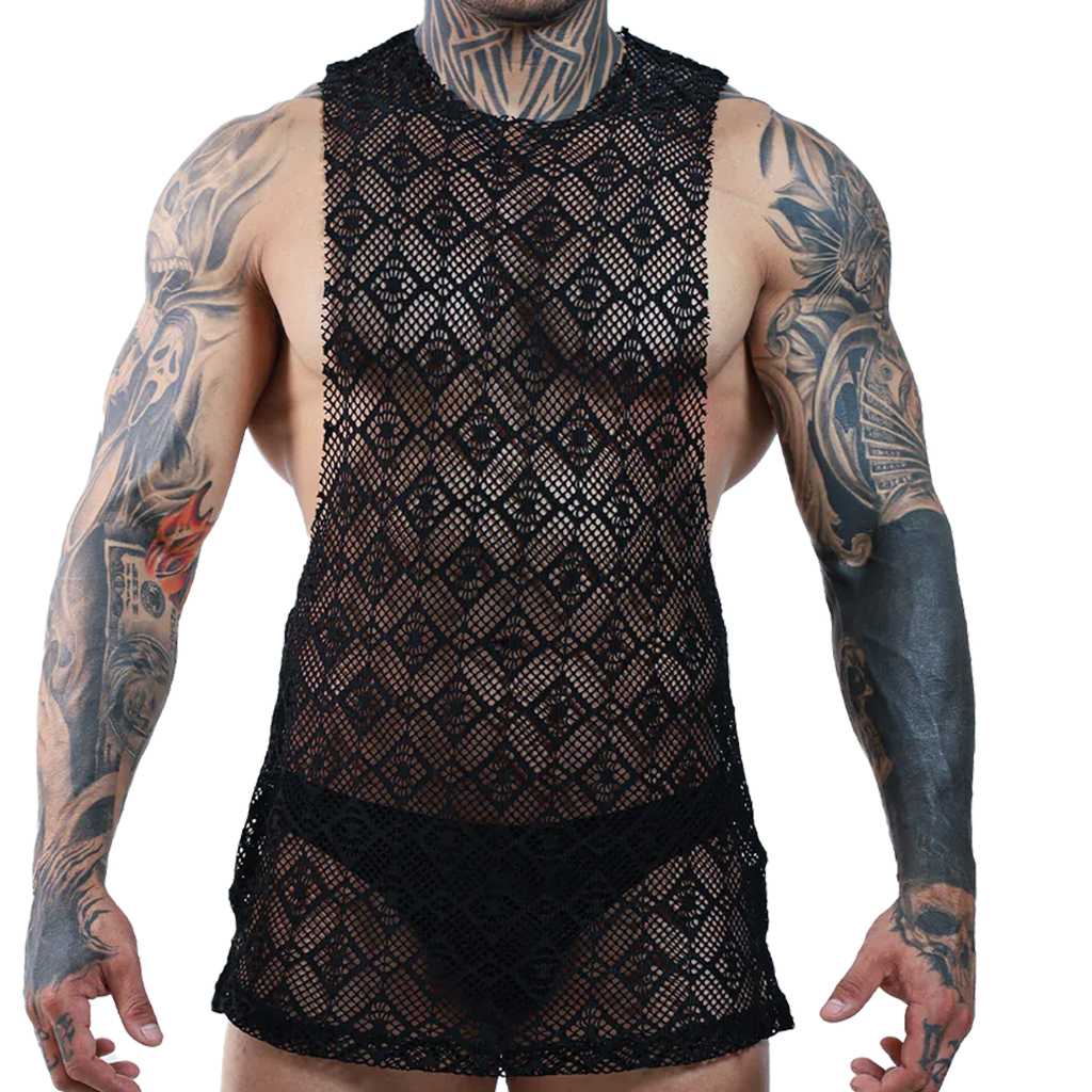 Casaca Fenix Fit Rio Encaje Negro