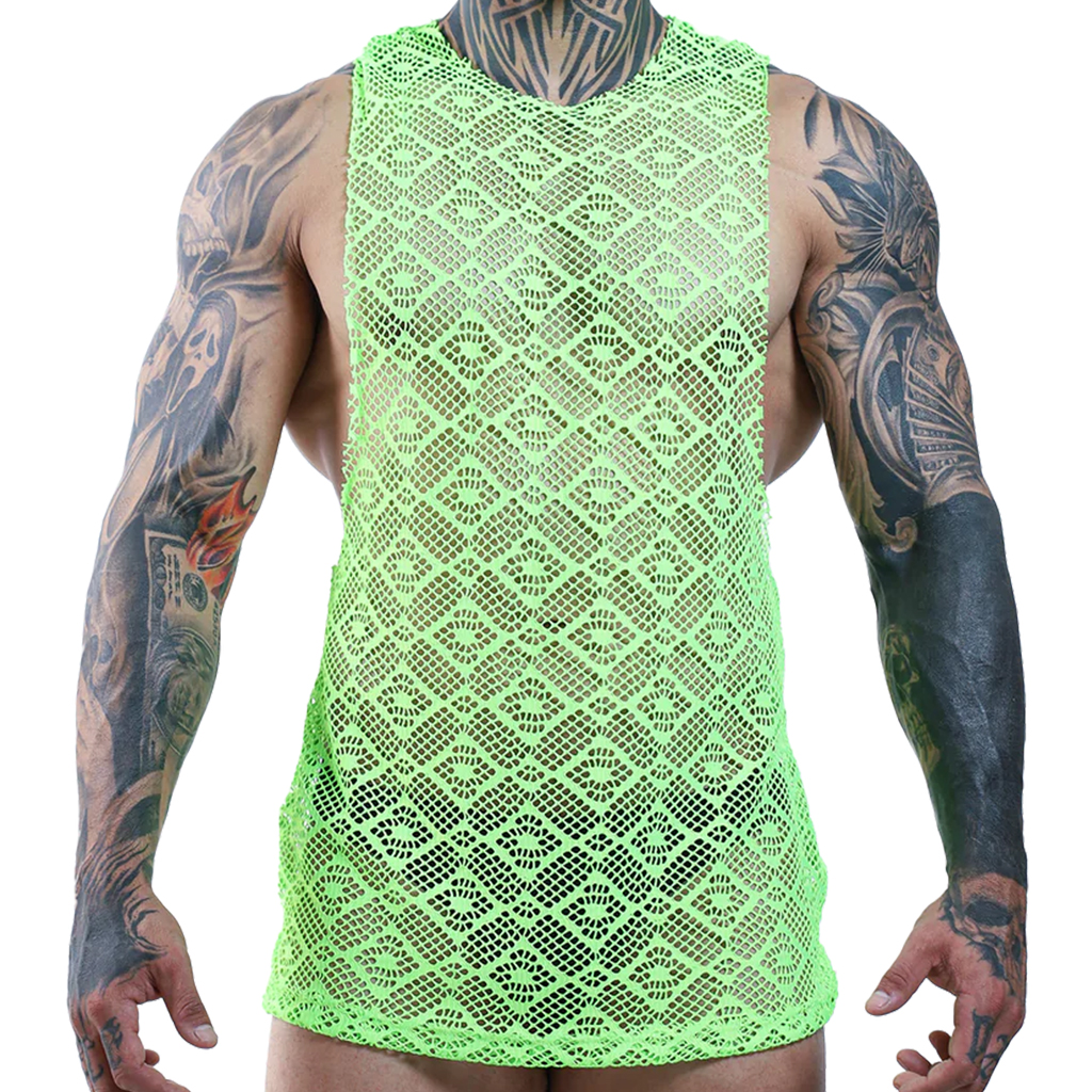 Casaca Fenix Fit Rio Encaje Neon Verde