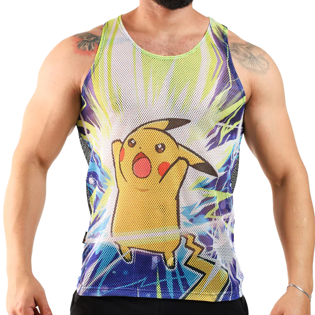 Playera Fenix Fit Tela Red Pokemon Pikachu