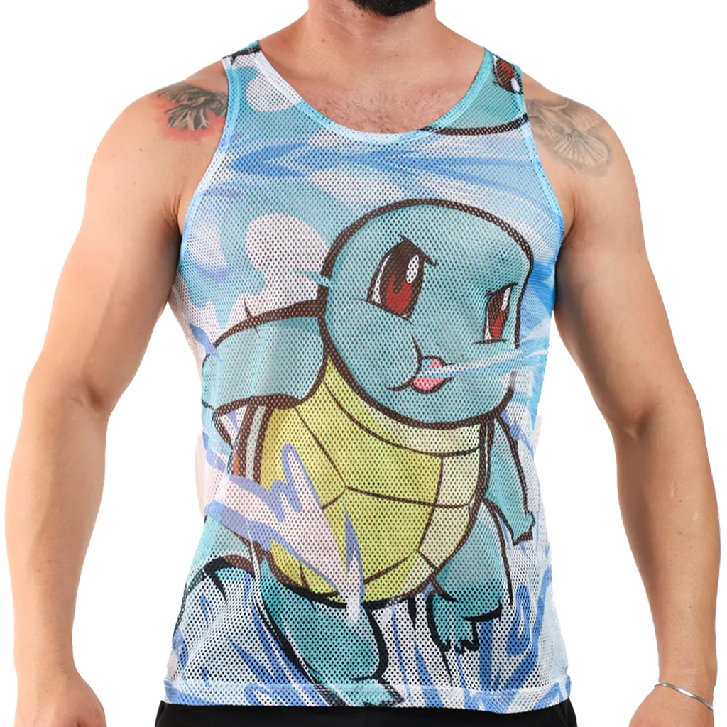 Playera Fenix Fit Tela Red Pokemon Squirtle