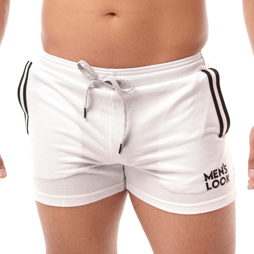 Short Mens Look Corto Blanco