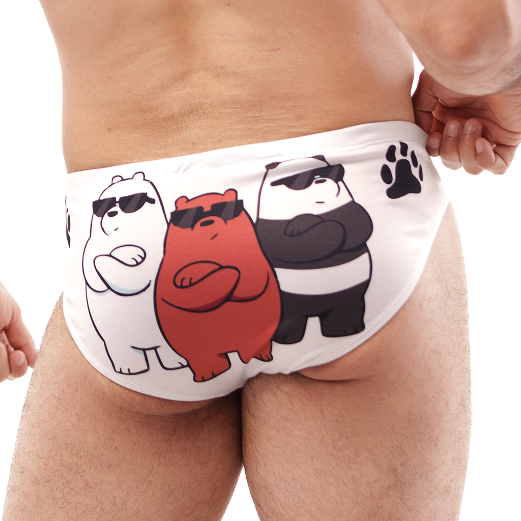 Bikini Mens Look Personaje Osos Escandalosos