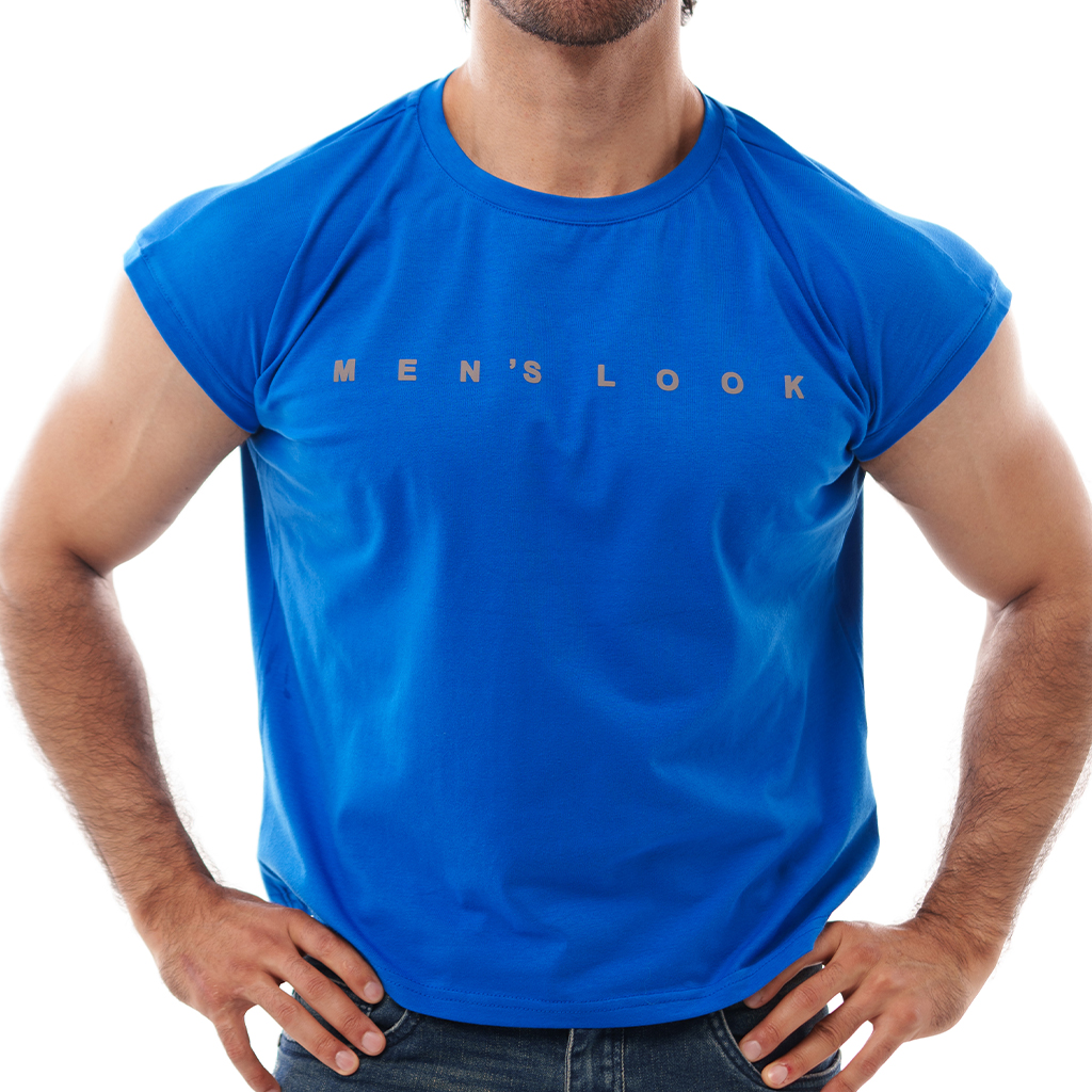 Casaca Crop Mens Look Azul Rey