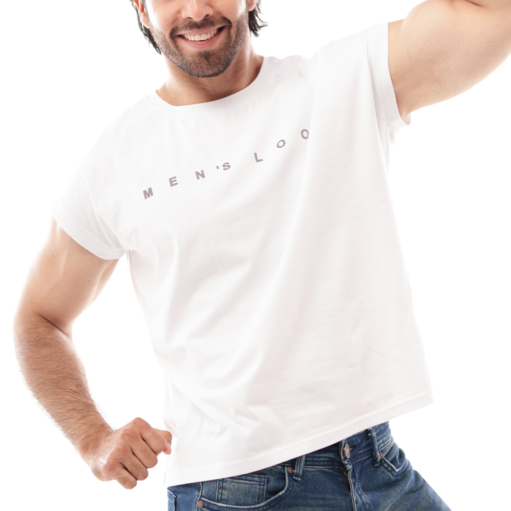 Casaca Crop Mens Look Blanca