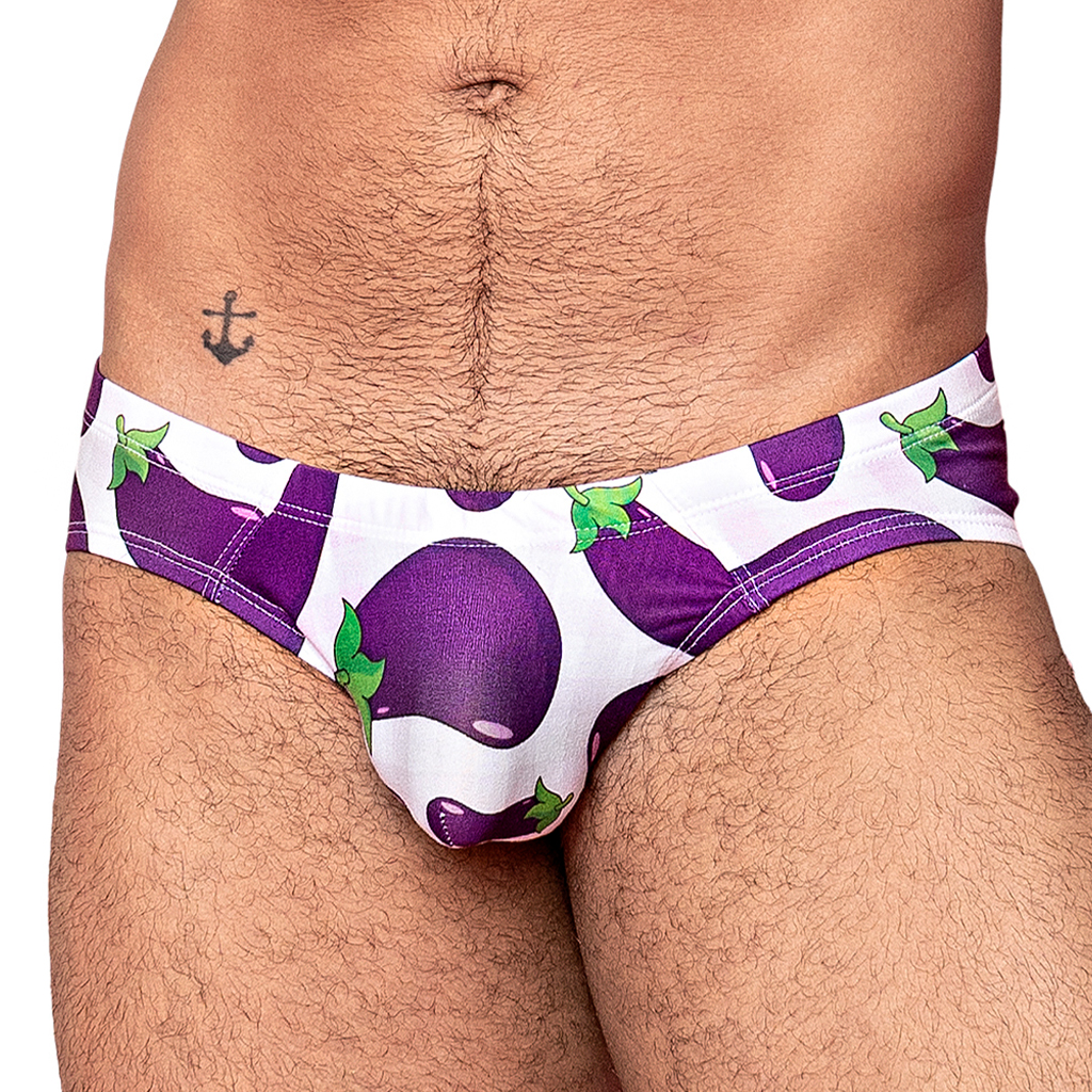 Bikini Mens Look Berenjena