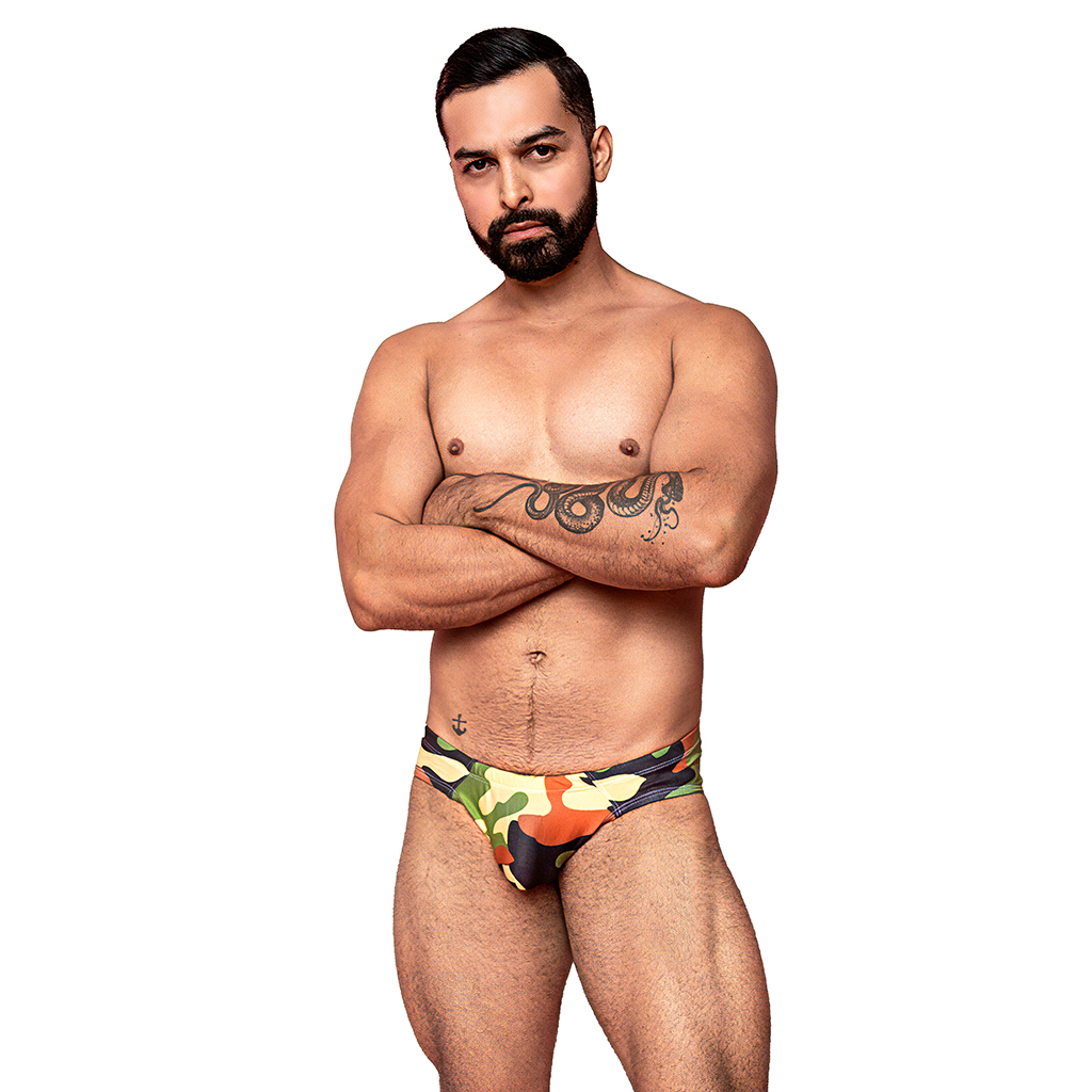 Bikini Mens Look Camuflaje Militar - Image 4