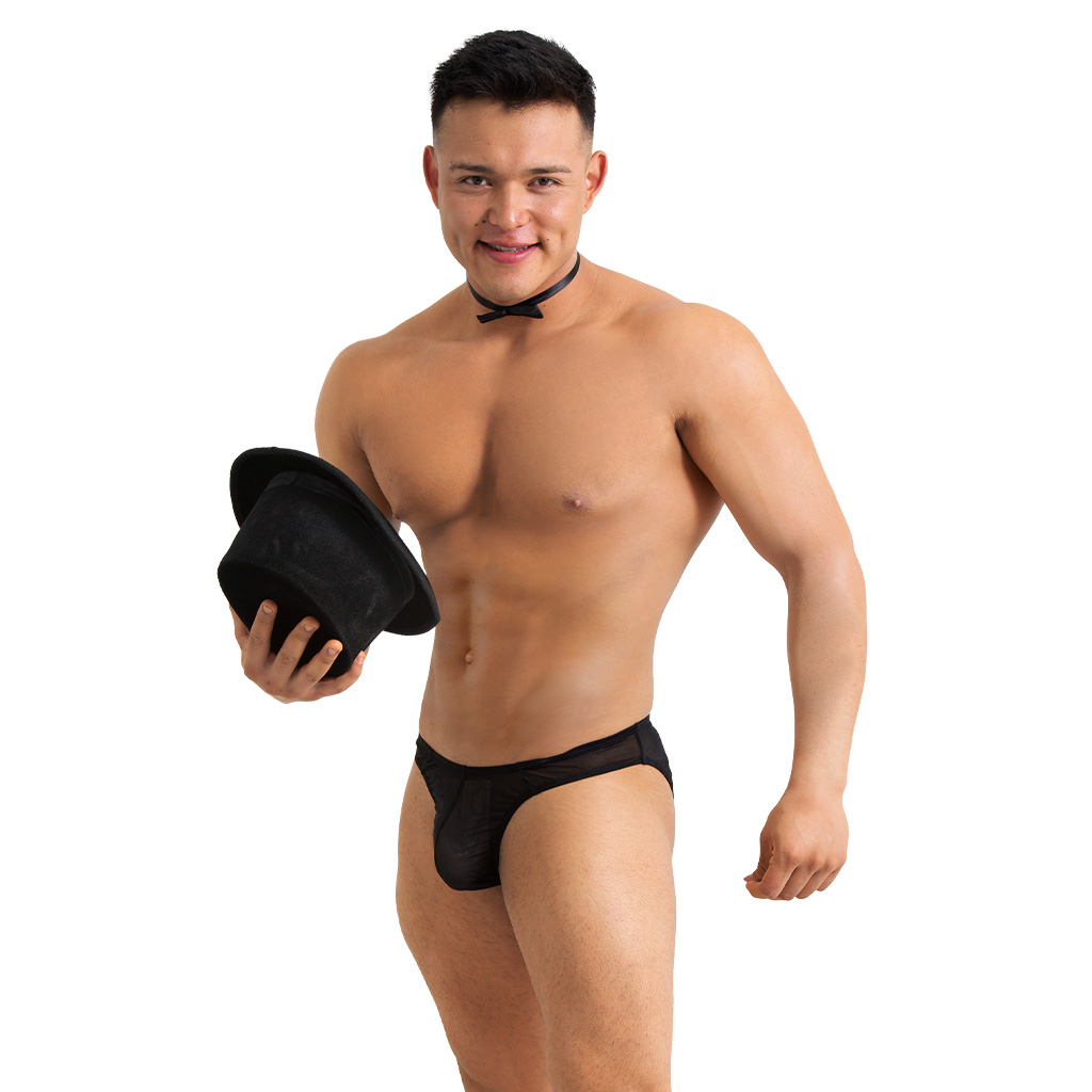 Bikini Lenceria Mesh Negro (Unitalla) - Image 3