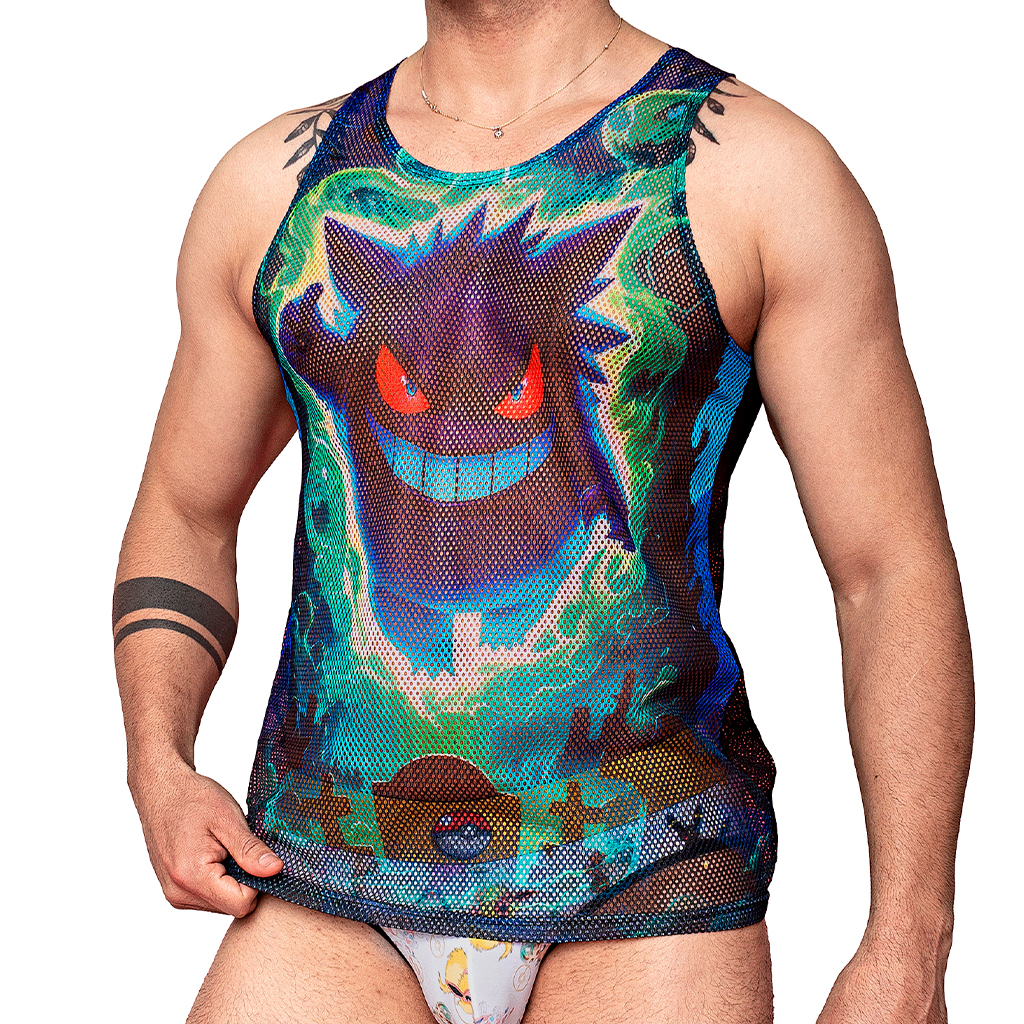 Playera Tela Red Pokemon Gengar