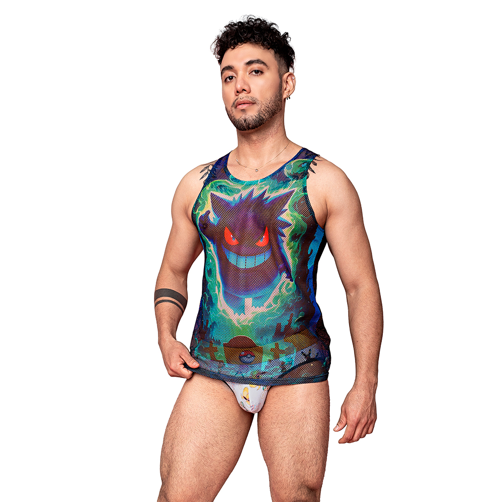 Playera Tela Red Pokemon Gengar