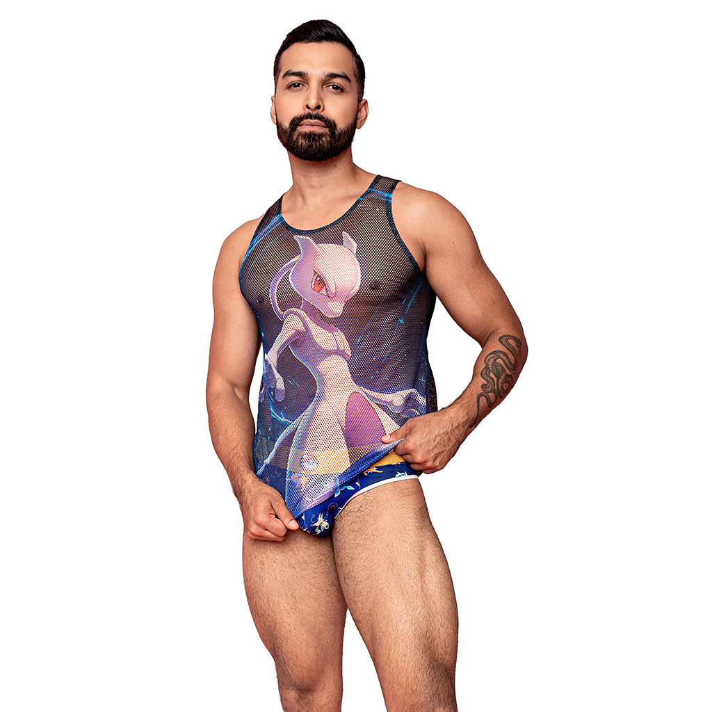 Playera Tela Red Pokemon Mewtwo