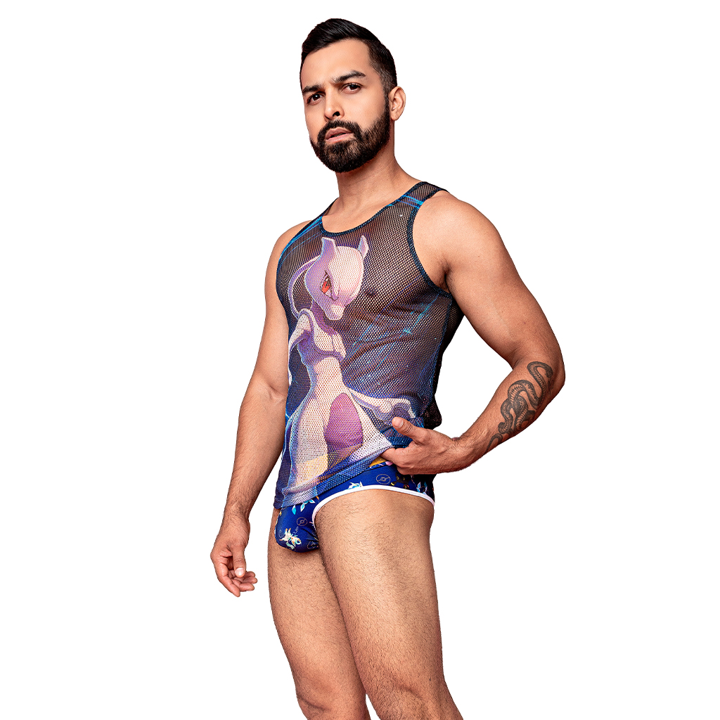 Playera Tela Red Pokemon Mewtwo - Image 3