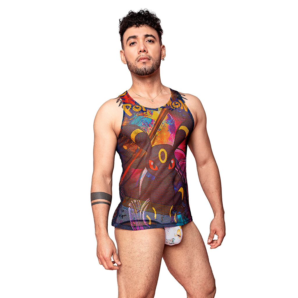 Playera Tela Red Pokemon Umbreon Frente - Image 3