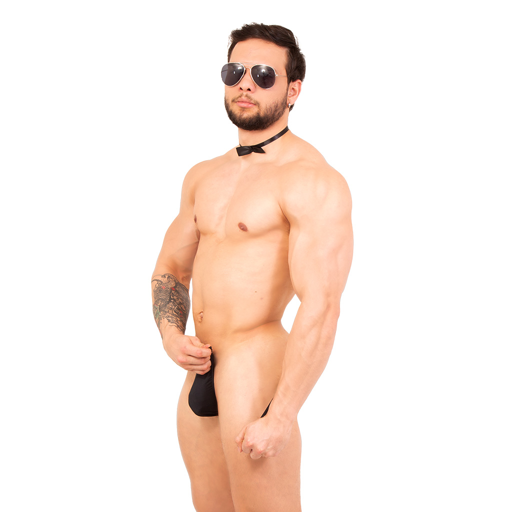 Tanga Lenceria Broche Negra (Unitalla) - Image 3