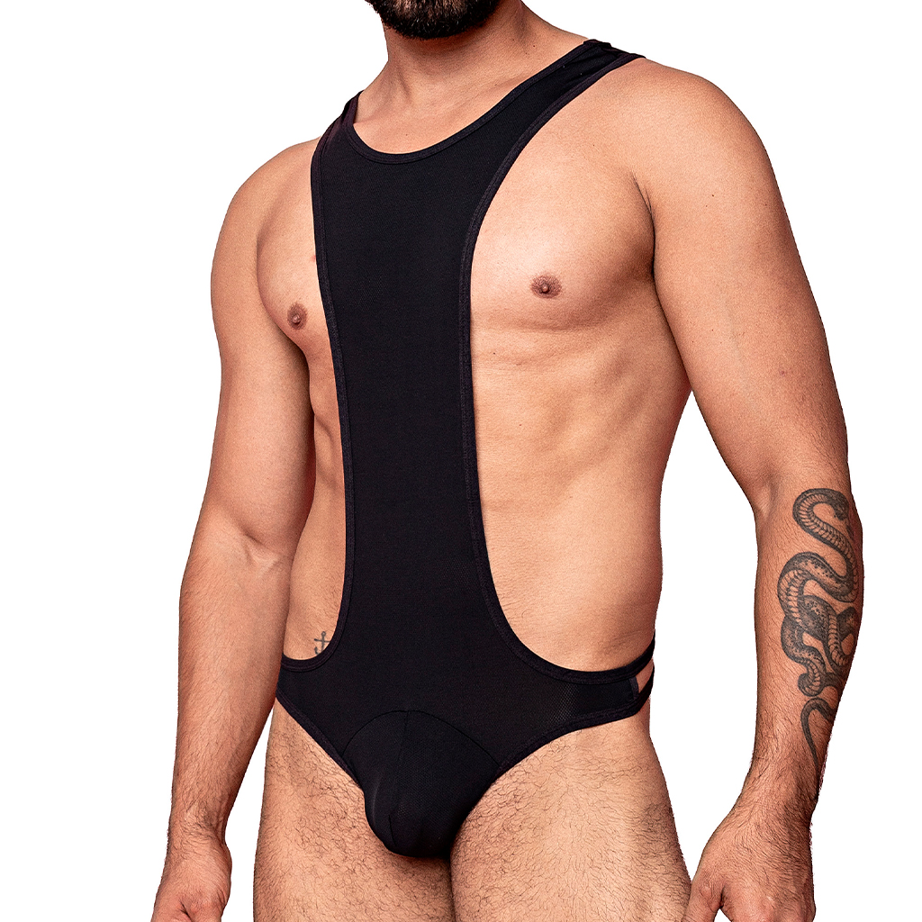 Body Jockmail Sexywear Negro