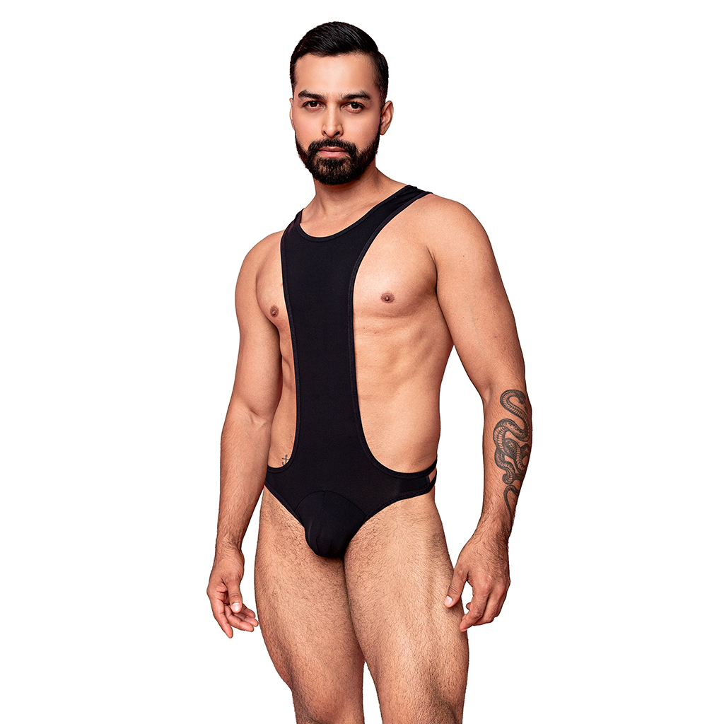 Body Jockmail Sexywear Negro - Image 3