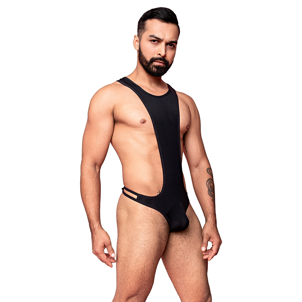 Body Jockmail Sexywear Negro - Image 4