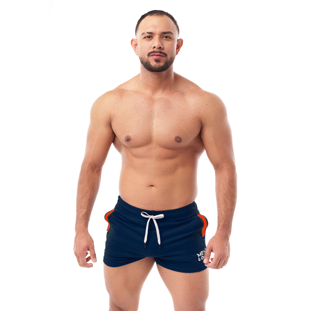 Short Mens Look Corto Azul Marino