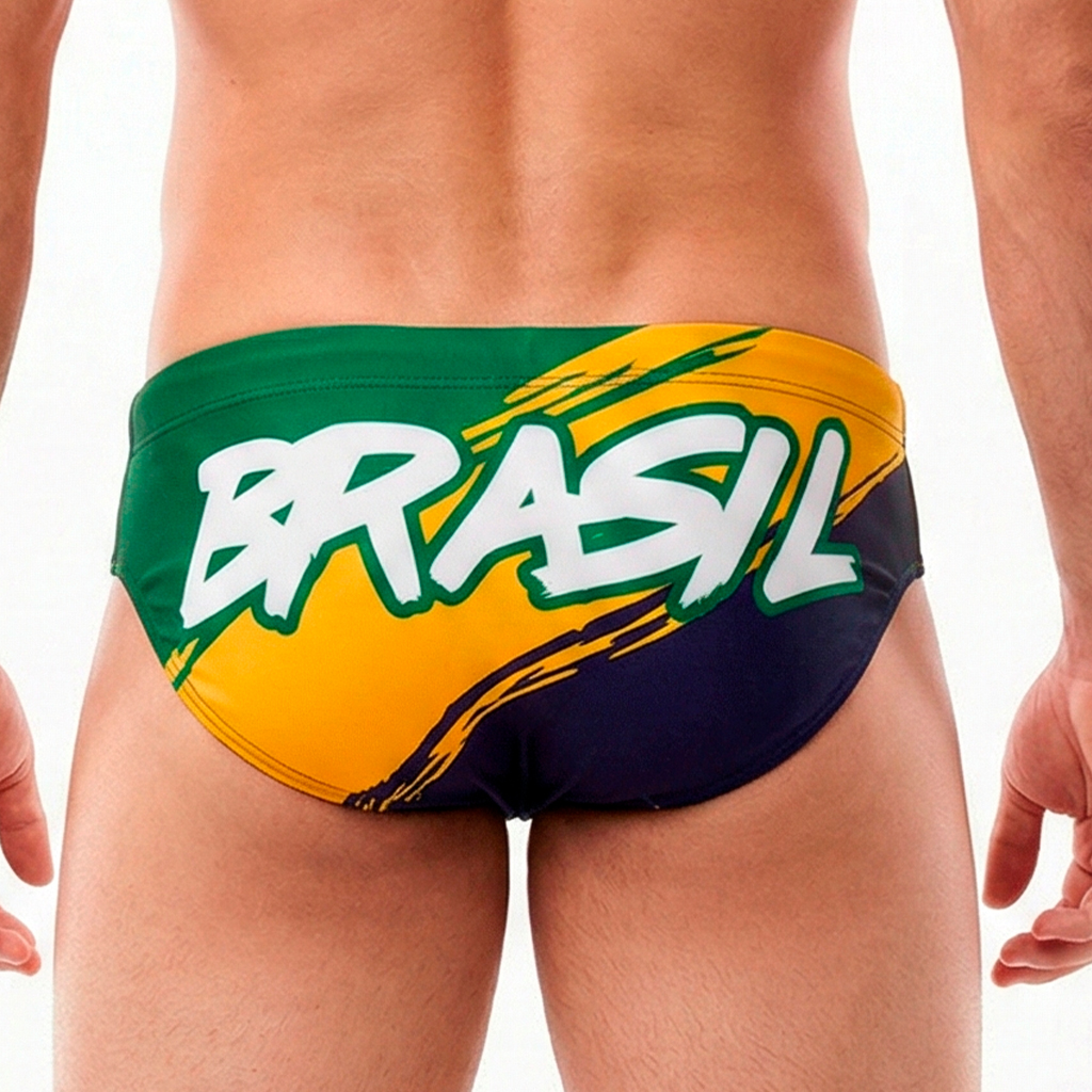 Bañador Mens Look Paises Brasil