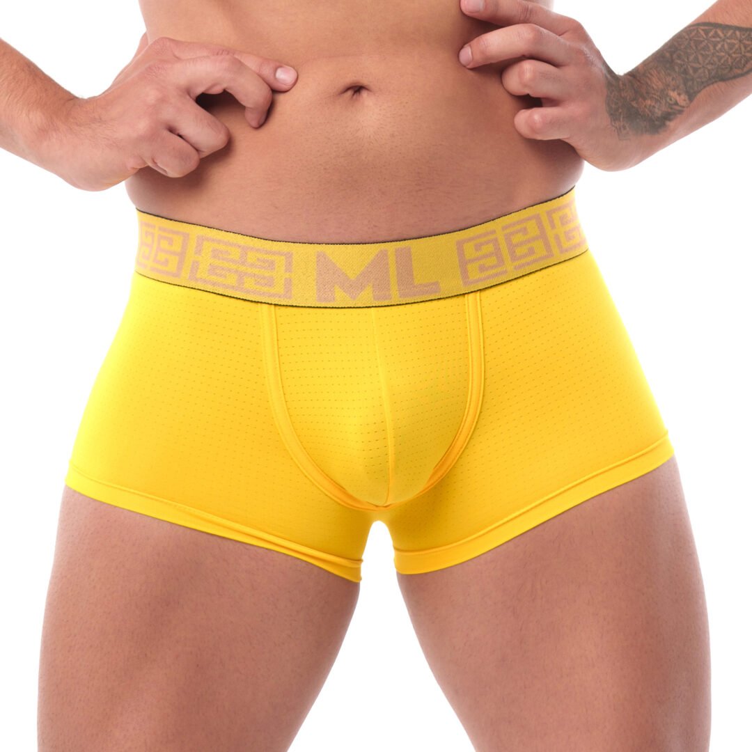Boxer Mens Look Grecas Amarillo