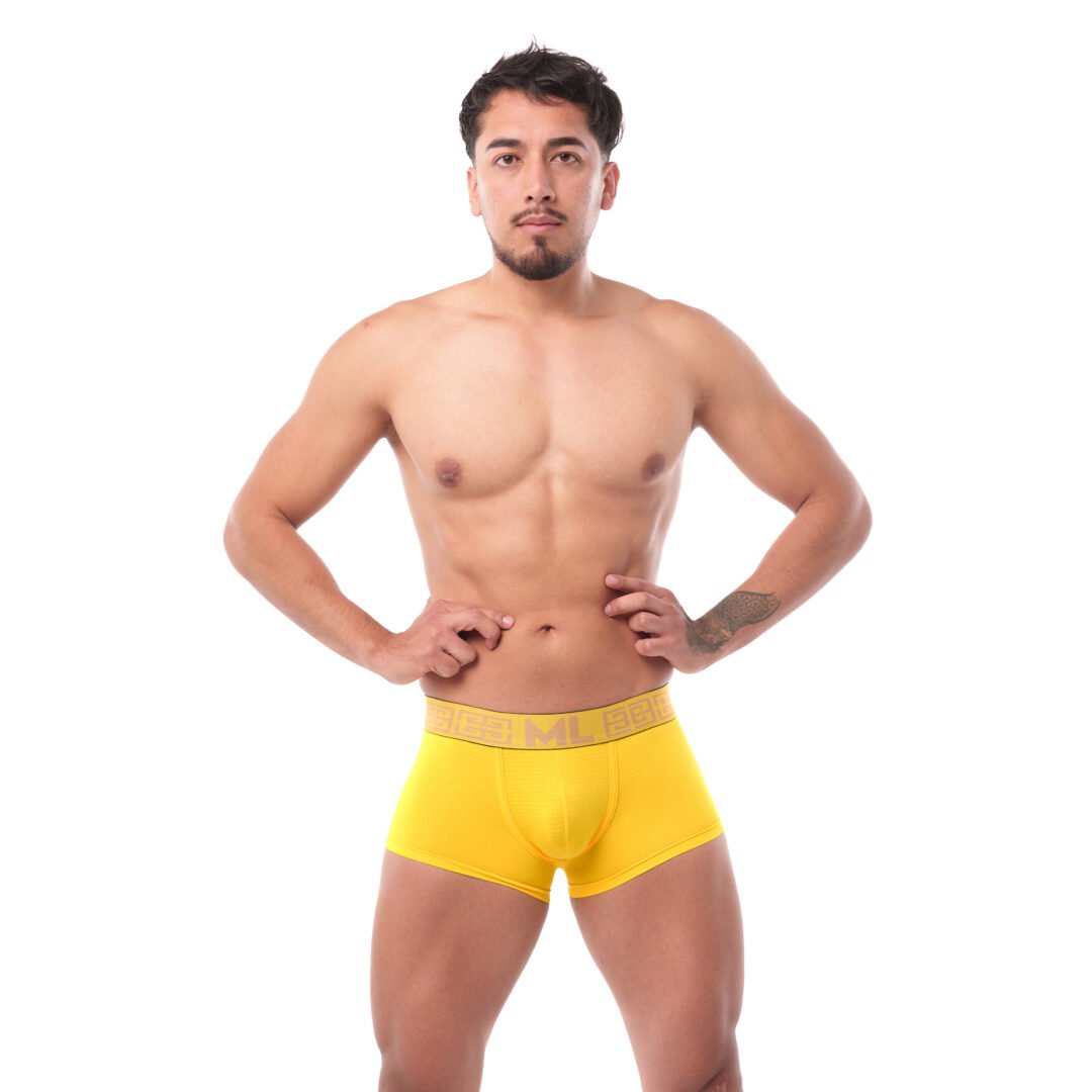 Boxer Mens Look Grecas Amarillo