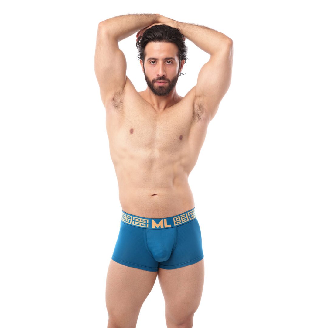 Boxer Mens Look Grecas Petroleo