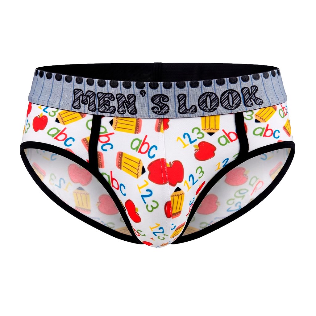 Brief Mens Look Apple Teacher