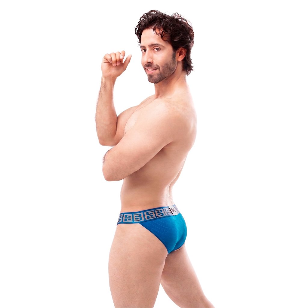 Brief Bikini Mens Look Grecas Petroleo - Image 4